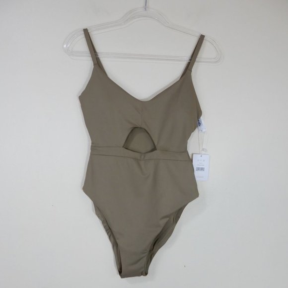 ANDIE The Samoa One Piece SWIMSUIT Size M L XL Swimwear Olive NEW - Picture 4 of 7